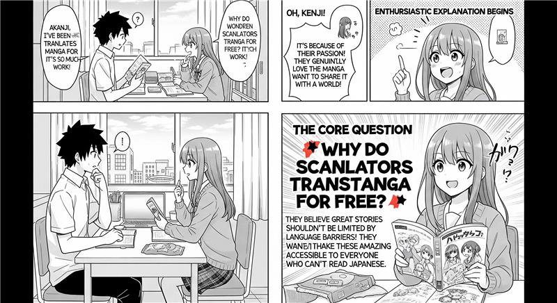 Why Do Scanlators Translate Manga for Free