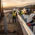 Guardrail installation