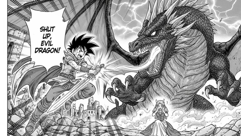 shut up evil dragon manga