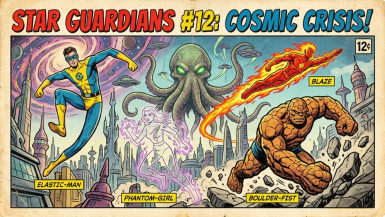 fantastic four comic book covers
