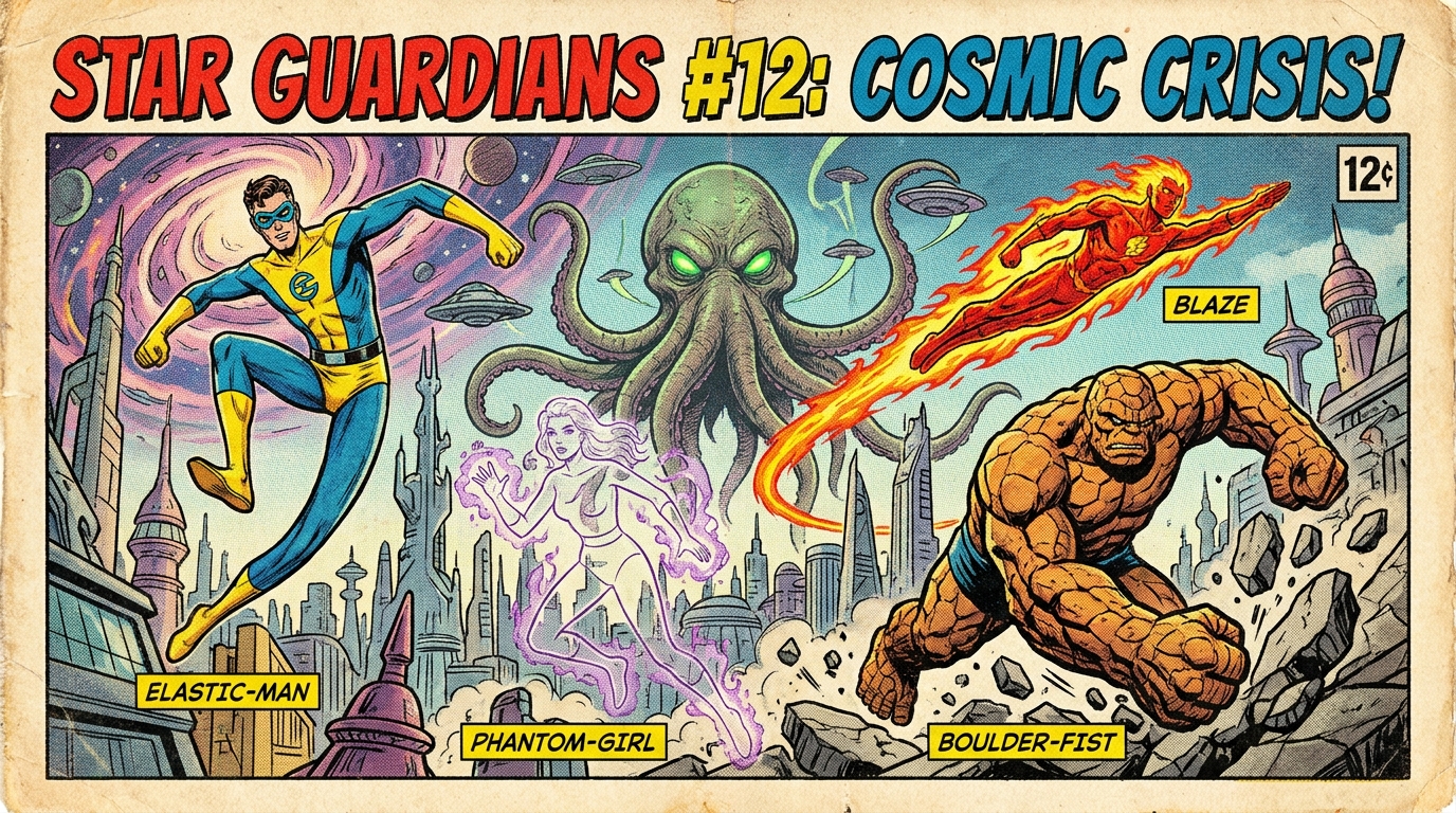 fantastic four comic book covers